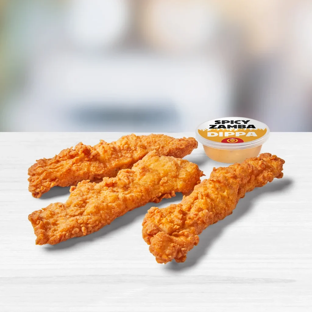 3 Chicken Fingers + Dippa